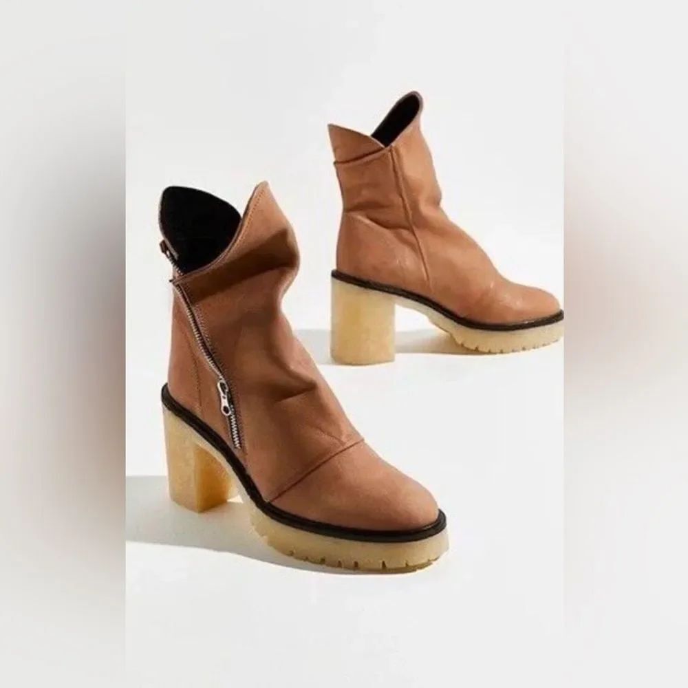 Free People Jack Zip Ankle Boots Size US 7.5
